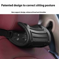 Nouveau coussin de soutien du cou de siège de voiture en forme de C EVA oreiller de Traction de tête de voiture avec oreillers de fonction de Massage du cou oreiller de Massage de voiture
