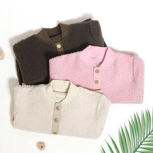 La migliore vendita all'ingrosso di autunno per bambini top con bottone a scatto giacche da ragazzo capispalla giacca da bambina - Product Image 2