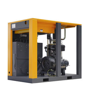 Compresseur d'<span class=keywords><strong>air</strong></span> à vis à roulement à billes refroidi par <span class=keywords><strong>air</strong></span> à vitesse variable à faible bruit 75 kW 100 ch 10 bar 10 m3/min avec moteur réservoir de 3000 L portable - Product Image 3