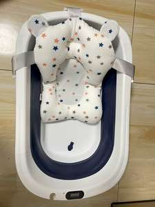 <span class=keywords><strong>Baignoire</strong></span> Bébé Durable avec Support, <span class=keywords><strong>Baignoire</strong></span> en Plastique à Température Contrôlée, Ensemble de <span class=keywords><strong>Baignoire</strong></span> Pliable pour Enfants, Bassin de Bain Portable pour Bébé - Product Image 4