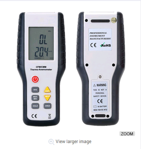 Ht-9819 เครื่องวัดความเร็วลมแบบพกพา Cfm/cmm อัลตราโซนิกอุตสาหกรรม เครื่องวัดความเร็วลม - Product Image 2
