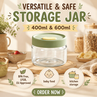 Bol en verre borosilicate léger, hermétique et anti-fuite pour salades, idéal pour les employés de bureau