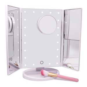 <span class=keywords><strong>Espejo</strong></span> de Maquillaje <span class=keywords><strong>con</strong></span> <span class=keywords><strong>LED</strong></span> Iluminado <span class=keywords><strong>Espejo</strong></span> de Mesa <span class=keywords><strong>Luz</strong></span> <span class=keywords><strong>con</strong></span> Ampliación 1X / 2X / 3X Plegable <span class=keywords><strong>Espejo</strong></span> de la Vanidad Rotación 180 - Product Image 5