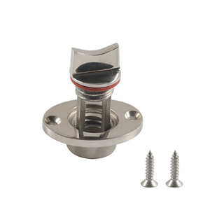 Stainless Steel Scupper <b>Plug</b> 316 Marine Grade With O Ring Seal For Boat Drainage <b>Replacement</b> Repair Hardware - Product Image 1