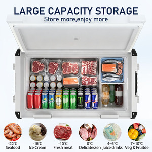 Nevera Portátil Antivibración de 100L, 12V 24V, Enfriador con Compresor, Refrigerador para Auto con Congelador FC100 - Product Image 6