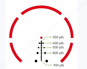 Cvlife wolfcovert 3x lăng kính phạm vi chiếu sáng <span class=keywords><strong>BDC</strong></span> kẻ ô - Product Image 5