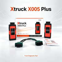 Xtruck X005 Plus BT5.1 Scanner de camion, programmateur ECU et régénérateur DPF pour Sinotruk Howo SHACMAN Foton Auman FAW Weichai