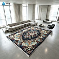 Tapis musulman personnalisé imprimé, tapis imprimé 3D vintage, tapis de sol décoratif pour la maison, tapis commercial en velours imprimé