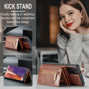 Hàng Mới Về 2023 Ốp Cho Samsung <span class=keywords><strong>Galaxy</strong></span> <span class=keywords><strong>Note</strong></span> 20 Bao Điện Thoại Nữ Lấp Lánh Không Dây Sang Trọng Bao Ví Cho Samsung <span class=keywords><strong>Note</strong></span> 20 - Product Image 3