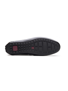 Mocasines de Cuero Genuino para Hombre, Más Vendidos, Punta Redonda, Sin Cordones, Decoración con Hebilla, Suela de Goma, Zapatos Cómodos para Todas las Temporadas - Product Image 3