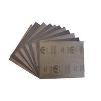 Feuilles abrasives rectangulaires avec support en papier kraft, dureté moyenne, résistantes à la déchirure