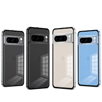 Coque de téléphone détachable avec bordure métallique premium pour Google Pixel 10 9 8 Pro, coque de protection anti-chute pour Google Pixel 7 7A