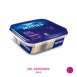 Maties XXL Morceaux de filet de hareng atlantique sélectionnés et assaisonnés 350 g légèrement salés à l'huile, Vente en gros directement du fabricant - Product Image 1