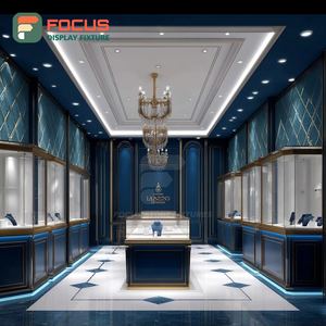 Fabricante de Sistemas de Exhibición de Joyería de Lujo Personalizados, Mostrador de Exhibición para Tiendas con Superficie Pulida - Product Image 6
