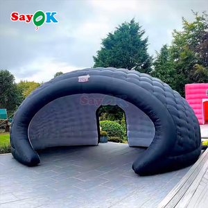 Carpa Inflable Tipo Iglú con Iluminación LED Portátil para Eventos al Aire Libre, Fiestas de Cumpleaños, Reuniones, Celebraciones de Graduación - Product Image 3