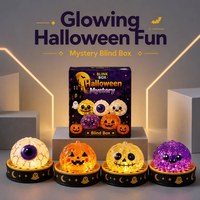 Jouet anti-stress souple en forme de boulette de Halloween fourrée à la maltose, à remontée lente, pour enfants et adultes