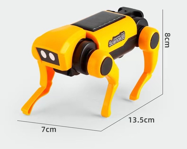 New Toy Smart Solar Robot Dog Science Technolog Electric Educational Stem Toys DIY Assembly Puzzle Toy