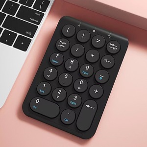 Wireless Bluetooth Mini <strong>Digital</strong> Retro <strong>Keyboard</strong> Accounting Finance <strong>Keyboard</strong> Numeric Keypad Numpad <strong>Keyboard</strong> for Laptop Notebook - Product Image 1