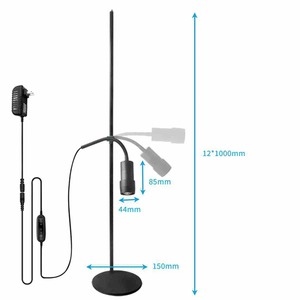 Lámpara LED de Cultivo de Plantas de Espectro Completo de 10W con Altura Ajustable y Zoom, 5 Niveles de Intensidad, Temporizador de 3/6/12H, para Escritorio o Suelo - Product Image 5