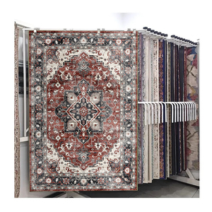 Tappeto Lavabile <span class=keywords><strong>per</strong></span> <span class=keywords><strong>Soggiorno</strong></span>, Grande Formato Stile Persiano Vintage, Antiscivolo, Realizzato a Macchina, Morbido Tappeto a Pelo Corto <span class=keywords><strong>per</strong></span> Casa - Product Image 1