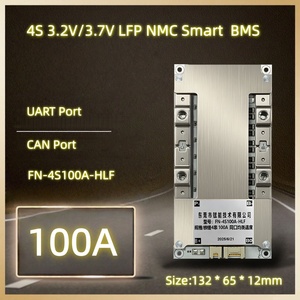 Bộ quản lý pin <span class=keywords><strong>BMS</strong></span> cho xe ba bánh điện, pin <span class=keywords><strong>Lithium</strong></span> LifePO4 Li-ion FN Smart <span class=keywords><strong>BMs</strong></span> 3s 4s 8s 16S 12V 24V 48V 30A 40A 50A 80A 100A 150A - Product Image 5