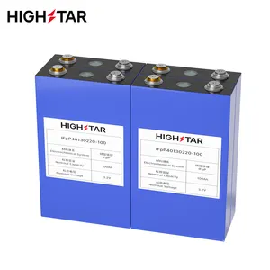 HIGHSTAR Cells Lifepo4 Lithium Battery 100Ah long Cycle 3.2V for High Power Application Lifepo4 Prismatic Cell
