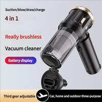 Aspirateur de voiture portable sans fil mini DIY OEM 20000pa avec une autonomie de 12-15 minutes et une capacité de 0,4L