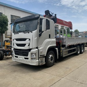 รถบรรทุกติดเครน ISUZU GIGA 6x4 ขนาด 12 ตัน แบบบูมตรง สำหรับยกของ - Product Image 4