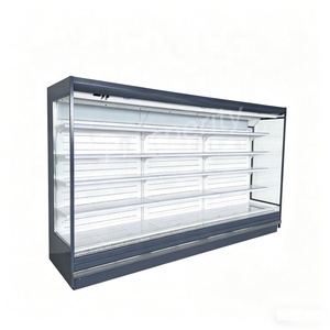 Refrigerador de Exhibición con Cortina de <span class=keywords><strong>Aire</strong></span> para Frutas y Verduras de Supermercado, con Pantalla Abierta Remota de 3750mm, Enfriador de Productos Frescos - Product Image 2
