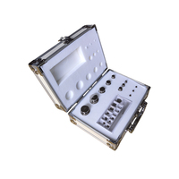 Ensemble de poids d'étalonnage TIANQING OIML Classe E2 F1, 1 mg à 200 g, en acier inoxydable 304 poli miroir, avec susceptibilité magnétique <0,005, pour laboratoire