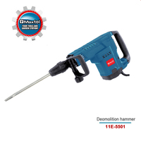 Marteau de démolition électrique industriel 11E 1800W de fabrication chinoise avec 220-240V 50/60Hz et 1 an de garantie