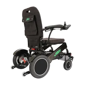 JBH dapat dilipat perlengkapan medis kursi roda elektrik lipat 3 tahun, 1 tahun dukungan teknis Online 600*340*800 Mm