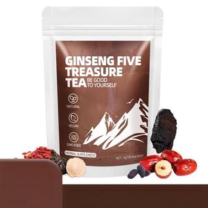 Tisane Personalizzata di Erbe Grezze Miscelate, Bustine di Tè al Ginseng Cinque Tesori Aromatizzato, Tè JPL - Product Image 2