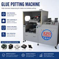 Máquina Dispensadora de Pegamento de Alta Precisión con Dos Recipientes para Electrónica, Compatible con Pegamento Termofusible AB y Silicona, Ideal para Pequeñas Empresas