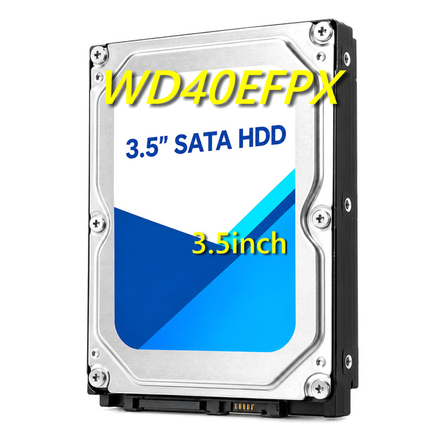 4TB WD40EFPX NAS Internal Hard Drive HDD 5400 RPM, SATA  3.5inch WD40EFPX Camera  Hard Disk NVR DVR computer accessories