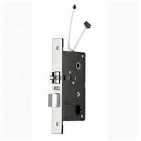 Serrure de porte intelligente électronique programmable en acier inoxydable avec carte RFID IC PHT609 pour portes en bois de 38-55 mm, accès rapide pour hôtels