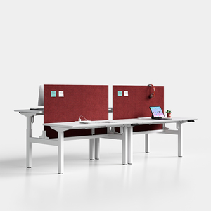 Bureau debout électrique motorisé écologique pour 4 personnes, silencieux et rapide, idéal pour le bureau à domicile et le mobilier professionnel - Product Image 3