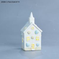 Lumière de festival de maison en porcelaine moderne LED écologique en céramique décoration de Noël cadeau Diwali direct d'usine