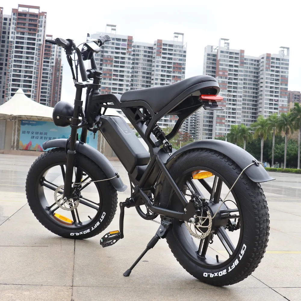 Depo hazır stok elektrikli bisiklet 1000w 20 inç yağ lastik e-bisiklet 250w kentsel elektrikli bisiklet çelik ab abd yetişkin Fatbike 25km/s