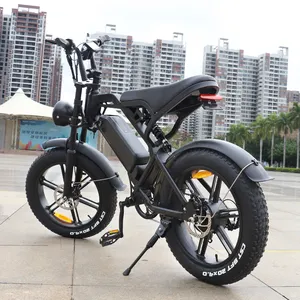 Sepeda Listrik 1000w 20 inci, ban Fat e-bike 250w Urban elektrik baja EU USA dewasa Fatbike 25km/jam