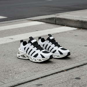 HUAMAK OEM Nefes Alabilen Fileli Hafif Kalın Tabanlı Spor Koşu Ayakkabıları Erkek Sneakerları - Product Image 2