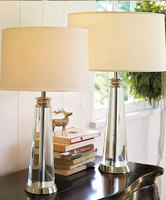 Lampe de table en cristal de luxe américaine moderne, créative, pour hôtel, club-house, chambre à coucher, chevet, personnalisée, unique, décorative, lampe de bureau
