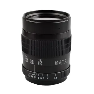 매크로 수동 초점 렌즈 60mm F/2.8 MF 슈퍼 마이크로/닫기 렌즈 D3500 D3300 D3400 D7500 D7200 D5500 카메라 용 60mm f/2.8 2:1