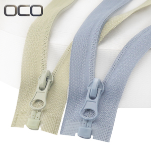<span class=keywords><strong>Cremallera</strong></span> de inversión personalizada OCO, cremalleras de nailon invisibles 5 #, <span class=keywords><strong>cremallera</strong></span> de extremo abierto inversa, accesorios de ropa para <span class=keywords><strong>coser</strong></span> - Product Image 1