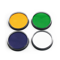 Peinture acrylique pour le visage et le corps activée par l'eau, personnalisable, professionnelle, effet gâteau arc-en-ciel, palette de peinture UV, kits de peinture pour le visage