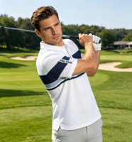 Chemise polo pour homme à séchage rapide UPF 50+, manches courtes, respirante, anti-transpiration, pour le golf, le tennis, le sport quotidien et les occasions décontractées
