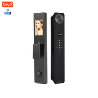 Serrure intelligente biométrique Tuya TTlock M7 Grade C avec reconnaissance faciale, empreintes digitales, RFID, contrôle WiFi via application, cloud, en alliage d'aluminium