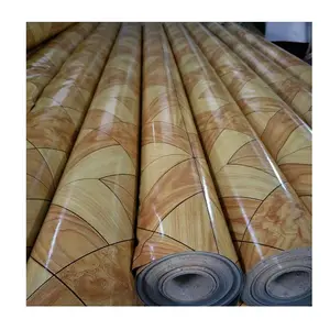 זול לינוליום פלסטיק pvc ויניל ריצוף גלילים חומר כיסוי שטיח גיליון שטיח ספוג קצף למינציה