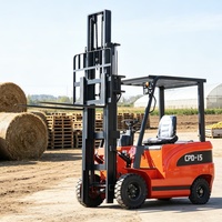 Chariot élévateur à fourche électrique de haute qualité de 1,5 tonne, Euro 5 CE EPA, tout-terrain, nouvelle génération, haute hauteur de levage, fabriqué en Chine