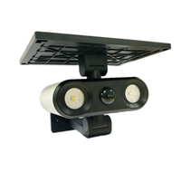 Lampes solaires LED avec capteur de mouvement, étanches IP65, montage mural, panneau solaire rechargeable, panneau solaire monocristallin, lampes solaires de jardin
